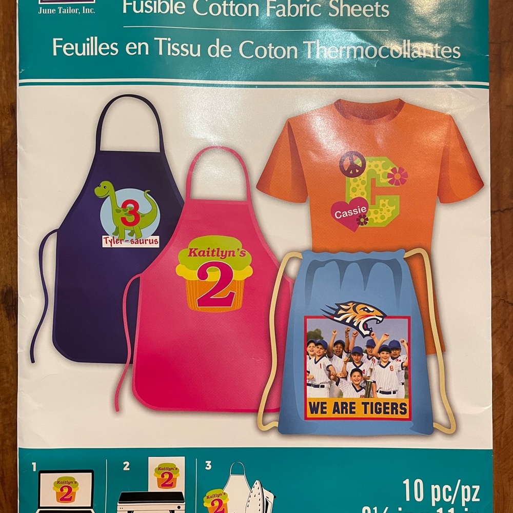 20 June Tailor + Jacquard brands Fusible Cotton Fabric Sheets